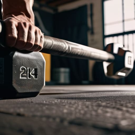 Person choosing rep ranges for training.