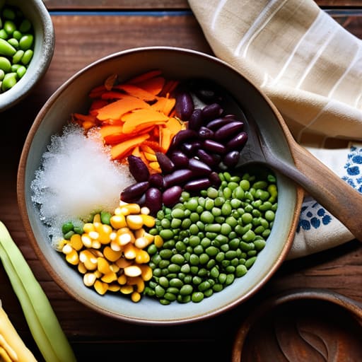 Eating well on a budget with vegetables.
