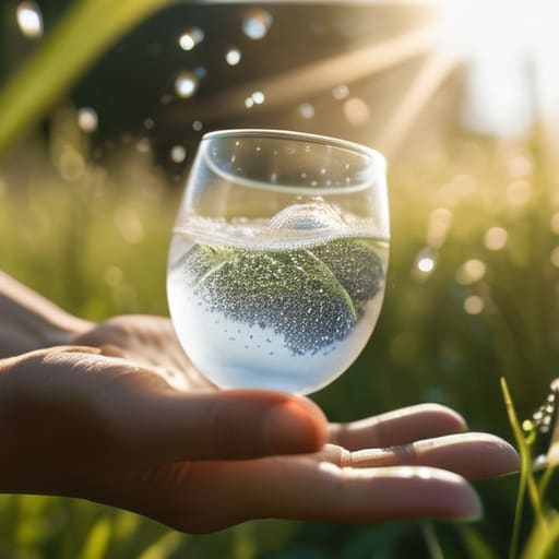 Hydration beyond eight glasses via thirst.