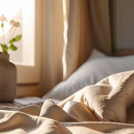 Morning light exposure and timing influence sleep.