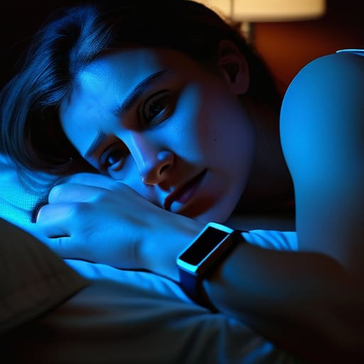 Orthosomnia and tracker anxiety affecting sleep quality.