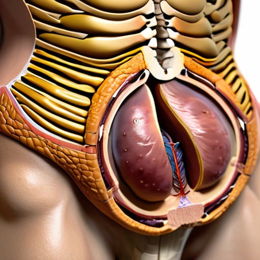 Comparing visceral versus subcutaneous fat locations.